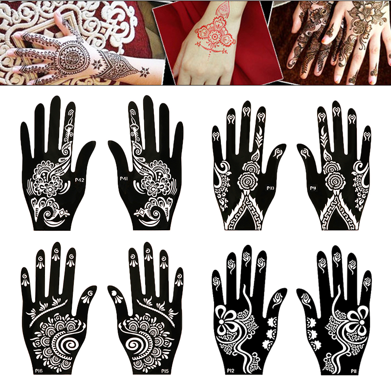 Ethnic Fashion India - Pochoirs de tatouage au henné pour
