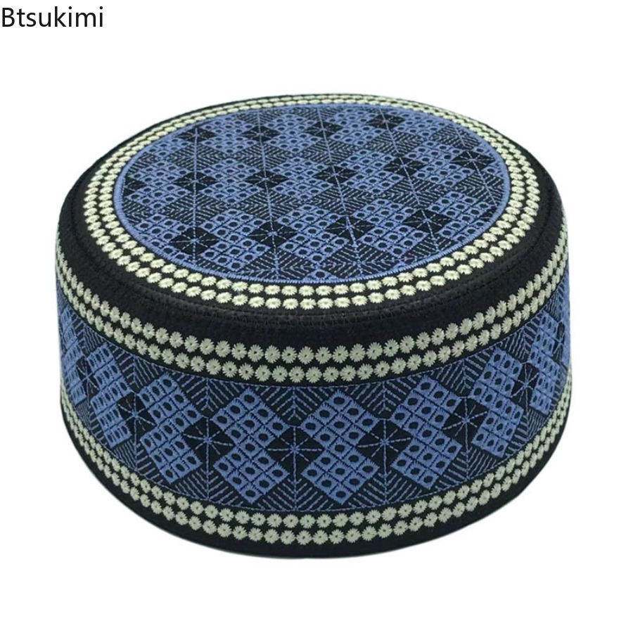 Ethnic Fashion India - Chapeau de prière Hijab brodé Vintage