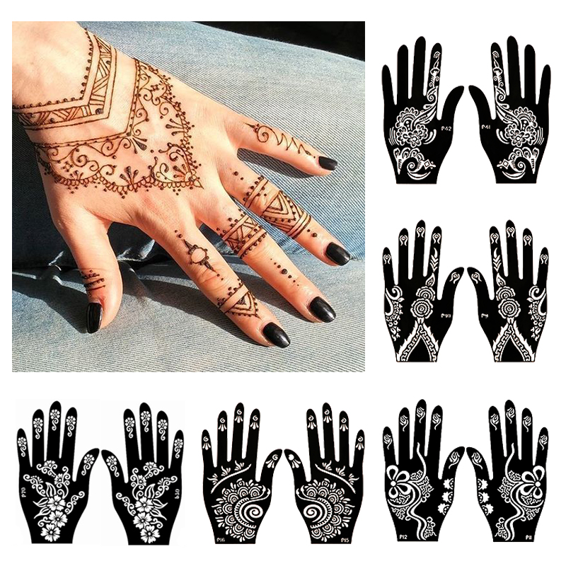 Pochoirs de tatouage au henné  - Ethnic Fashion India avis et prix